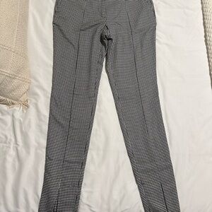 Zara Monochrome Houndstooth Trousers